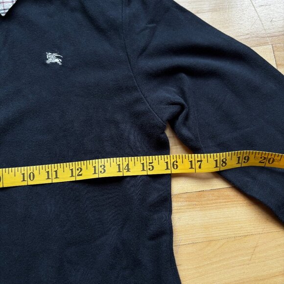 Burberry London Girls' Plaid Collar Long Sleeve Polo Shirt - Size 160A - Picture 3 of 13